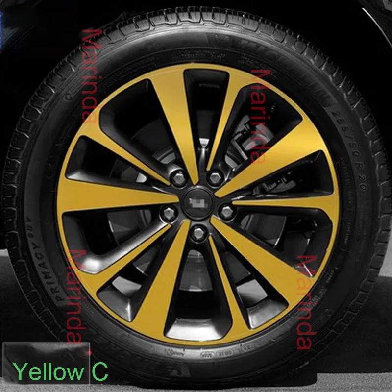 for LEADING IDEAL LiXiang One Car Wheel Hub stickers Laser Color Decorative Scratch Wear Resistance Cover Exterior Accessories