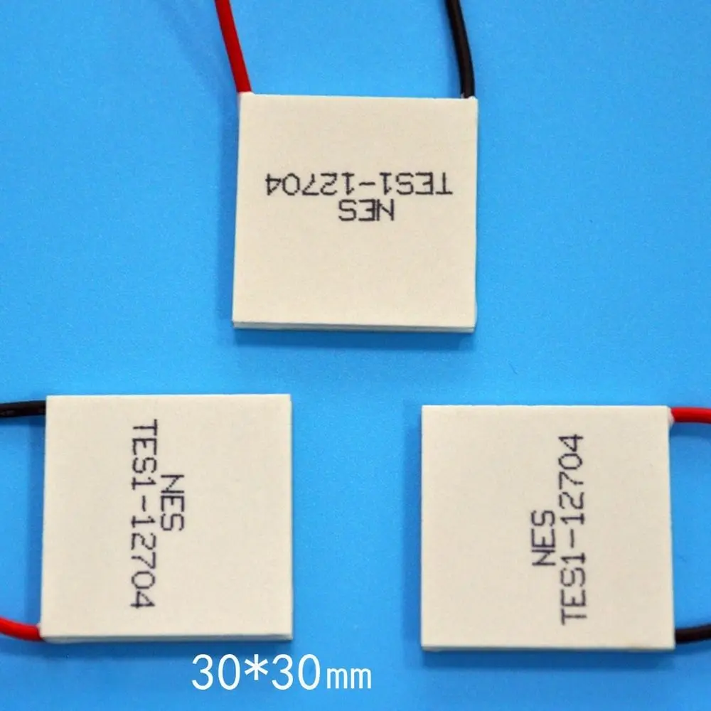 30x30mm Semiconductor Cooling Sheet 40x40mm 15x30mm Refrigeration Plate TES1-07102 TES1-12704 Mobile Phone Cooling Refrigeration
