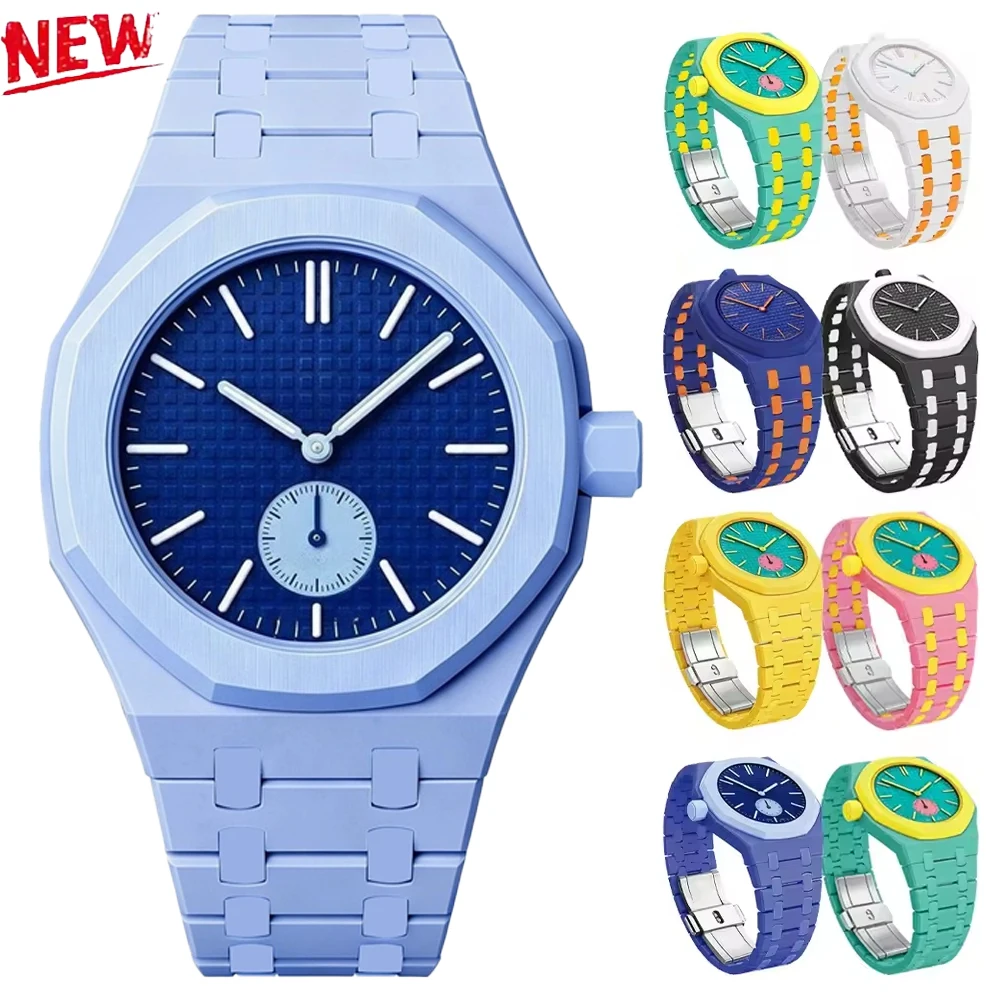 2 in1 Bioceramics Watch Band+Case for Swatch X AP Royal POP Modification Kit Strap Case Changer To Wristwatch Accessories Belt