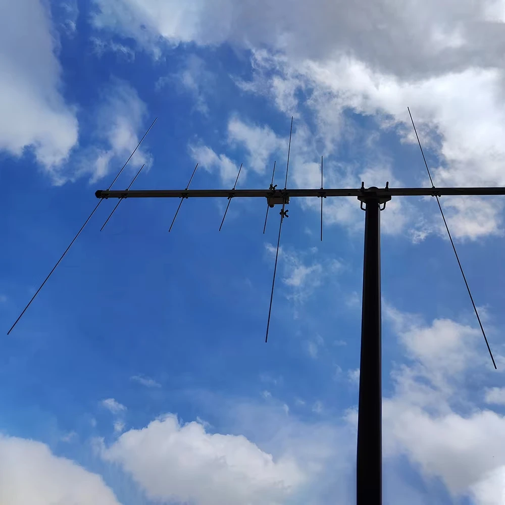 Antena Yagi VHF UHF de 144/430 MHz, Antena Profesional para Exteriores de Doble Frecuencia, Direccional, para Intercomunicación, Recepción de Señal de Larga Distancia