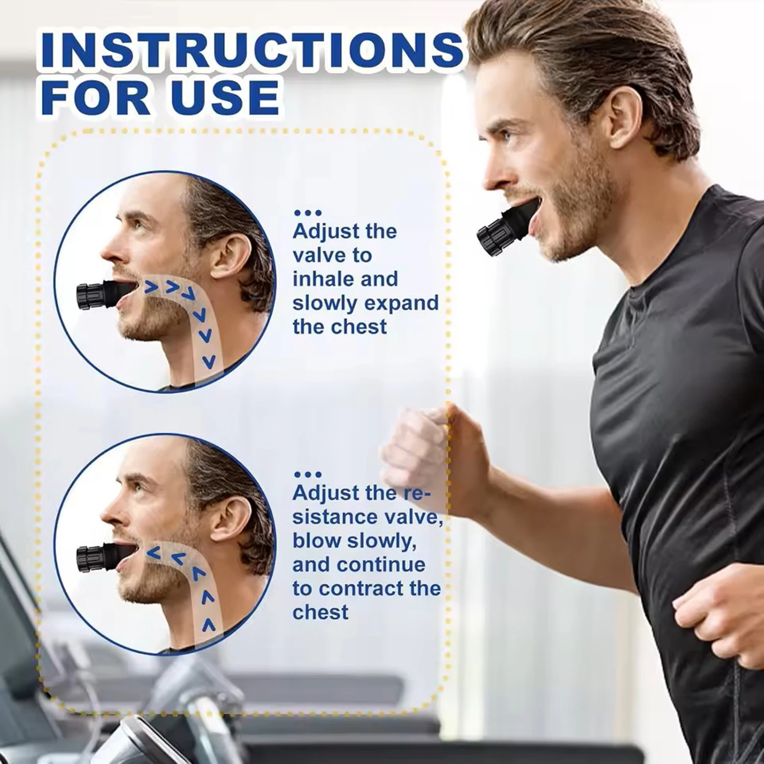 1 Buah Alat Latihan Pernapasan - Home Gym Tools ulasan dan harga