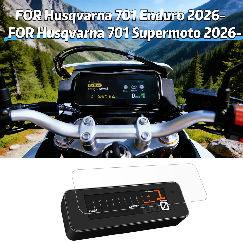 

2026+ For Husqvarna 701 Enduro 701 Supermoto Accessories Scratch Cluster Screen Dashboard Protection Instrum 701 Enduro 701 Sup