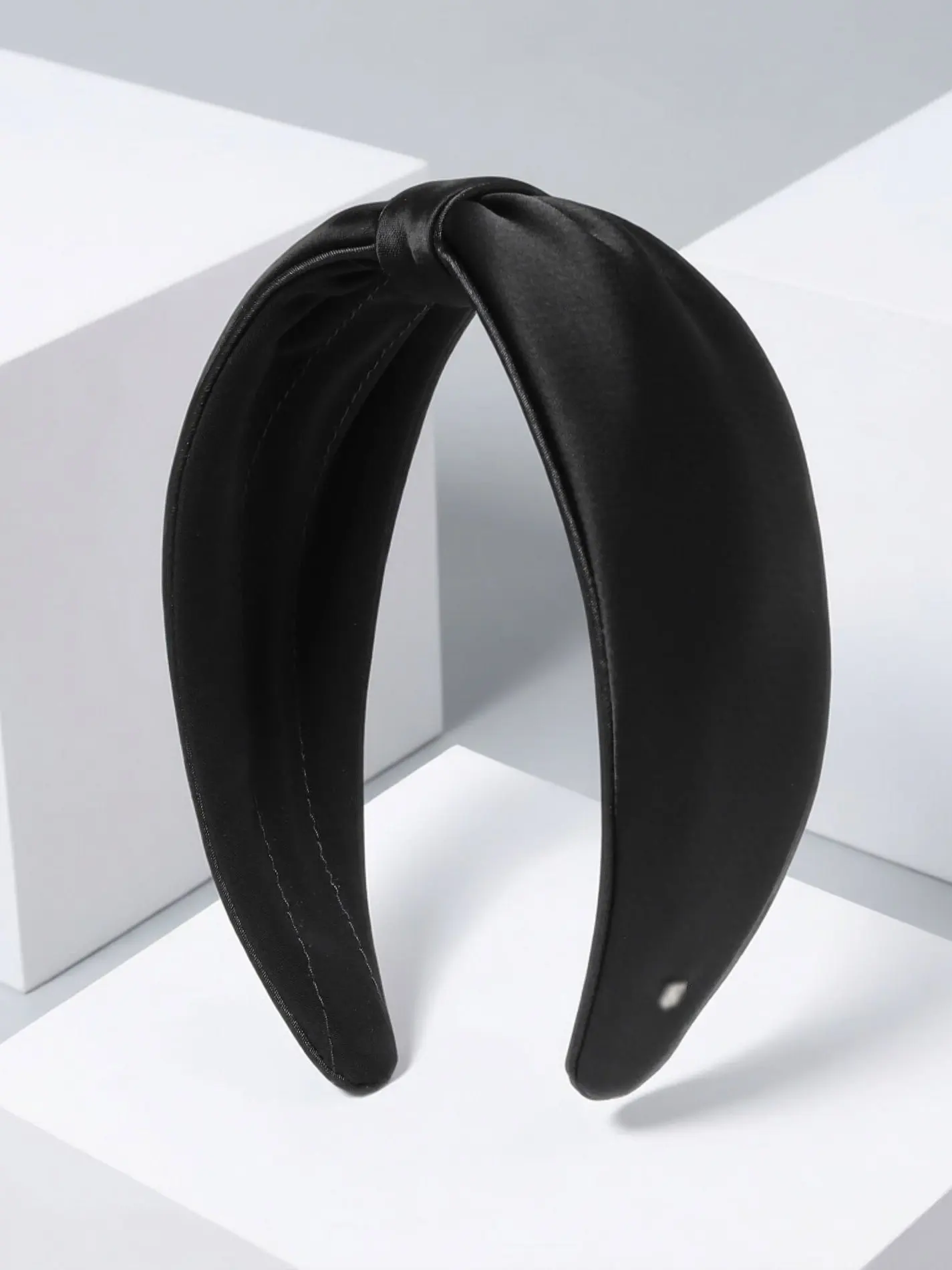 bandeau-en-soie-noire-pour-femme-–-simple-large-tendance-et-polyvalent-–-accessoire-cheveux-Elegant-pour-dames