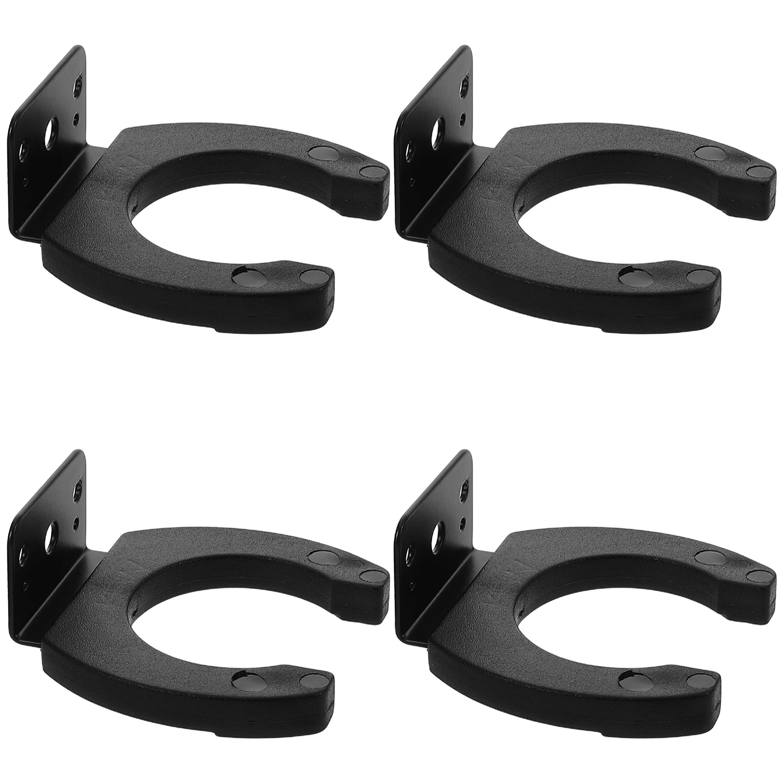 

4pcs Microphone Hanger Holder Durable Metal Wall Mount Bracket Hanging Stand for Home KTV Studio Radio Music Accessories