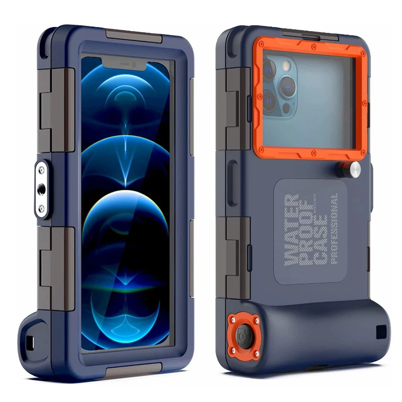 

50ft/15M Professional Diving Waterproof Case for iPhone 14 13 Pro Max For Samsung S23 Ultra For Pixel 7A For Zenfone 9 8