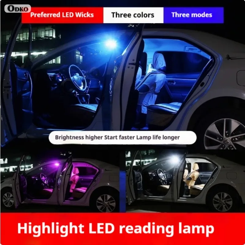 For Mazda CX-5 2013-2021 9Pcs LED Interior Light Number Plate Bulb Kit Vanity Mirror Trunk Lamp Canbus Signal Lamp