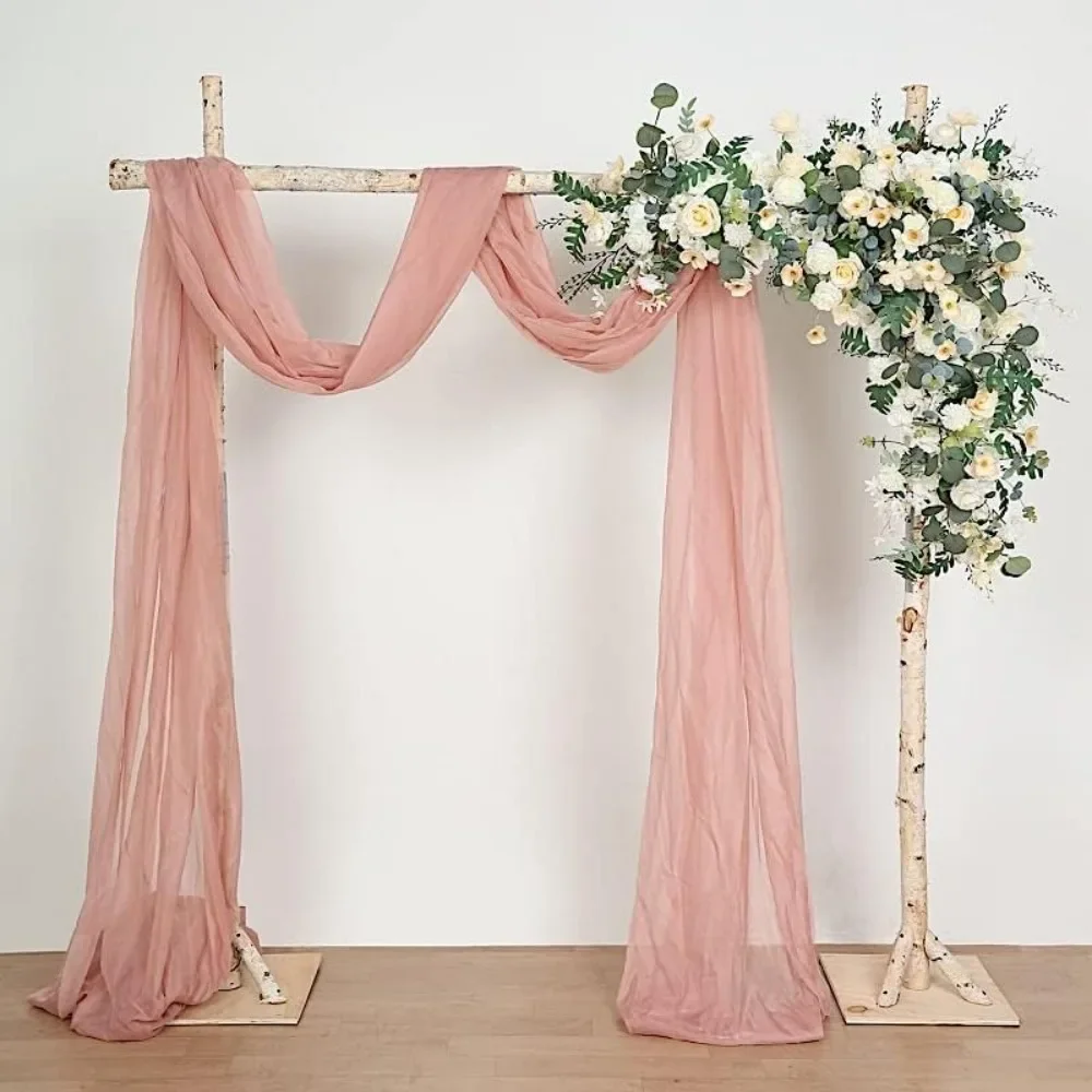 Natural Birch Wood Square Backdrop Stand Wedding Arch Wedding Party Event Reception Home Decorations Supplies