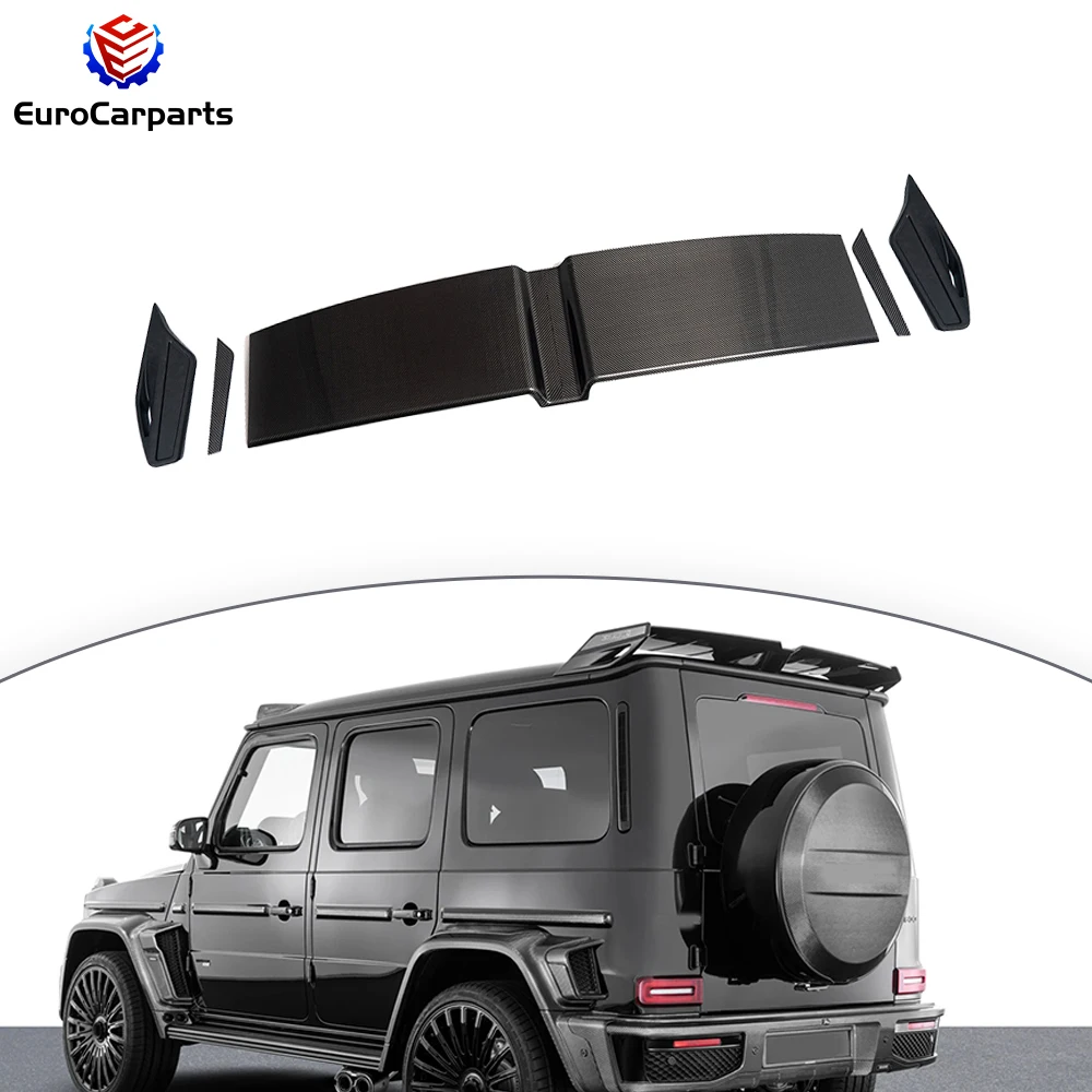 

G Class W465 2025+ Задний спойлер Сухое углеродное волокно Внешние аксессуары G63 G500 G450D Заднее крыло Спойлер на заднюю крышу Хвостовое крыло