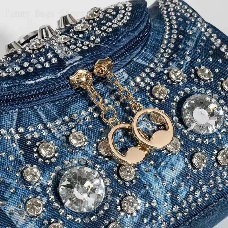 2024 Denim Bags Women’s Handbags Shoulder Bags Diamond Crossbody Bags Mini Women’s Fashion Handbags Designer