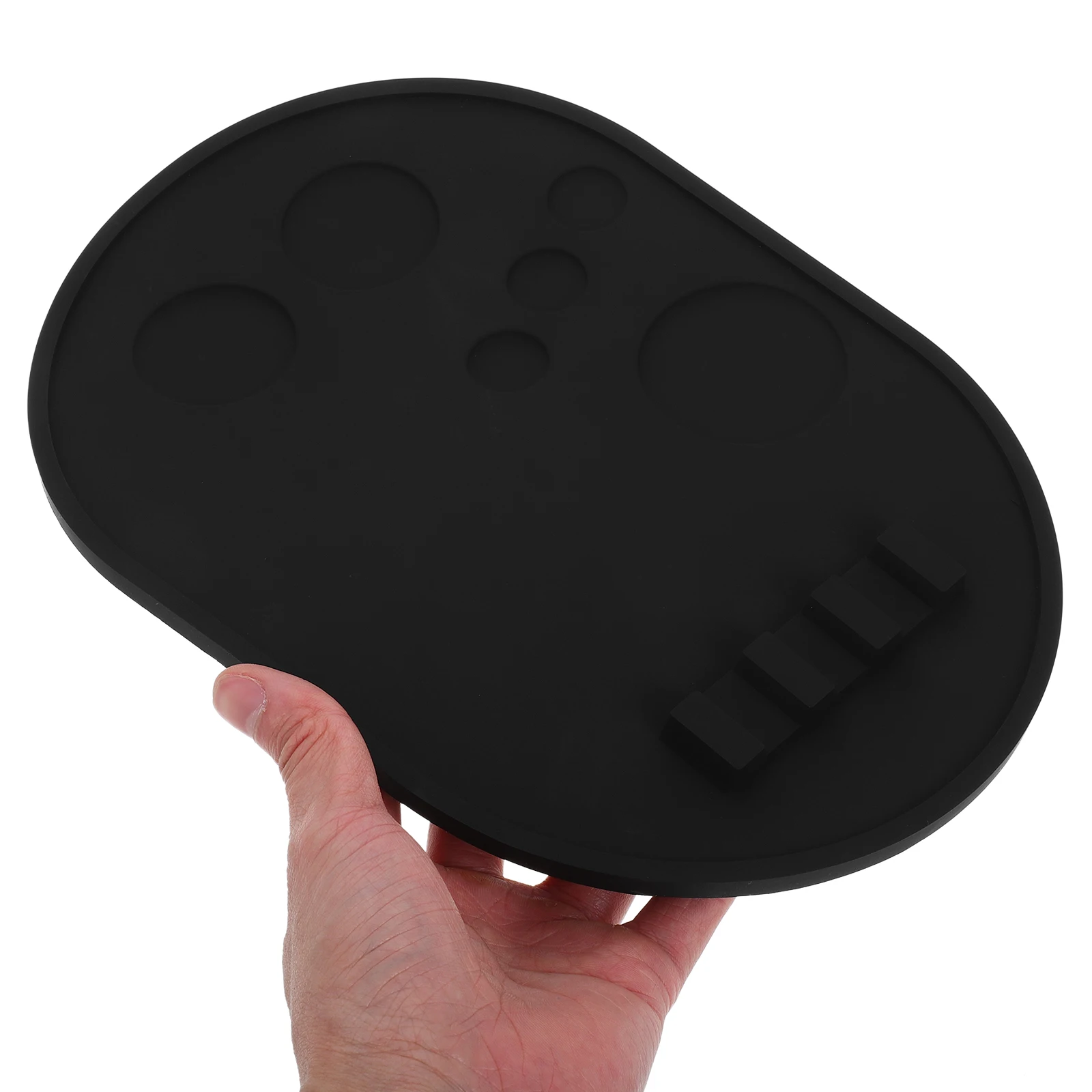 Tavolozza per miscelazione colori in silicone Fondotinta in polvere Smalto per unghie Porta pennelli da viaggio Tappetino multifunzionale antiscivolo impermeabile