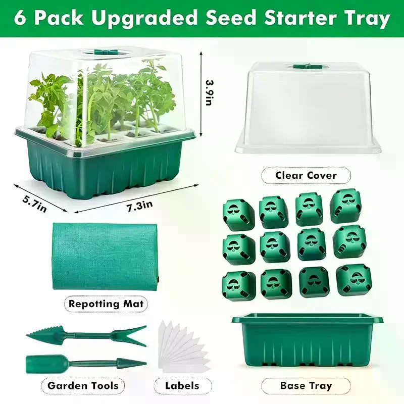 ชุดถาดเพาะเมล็ดพร้อมโดมควบคุมค - Propagation Tray Dome บทวิจารณ์และราคา