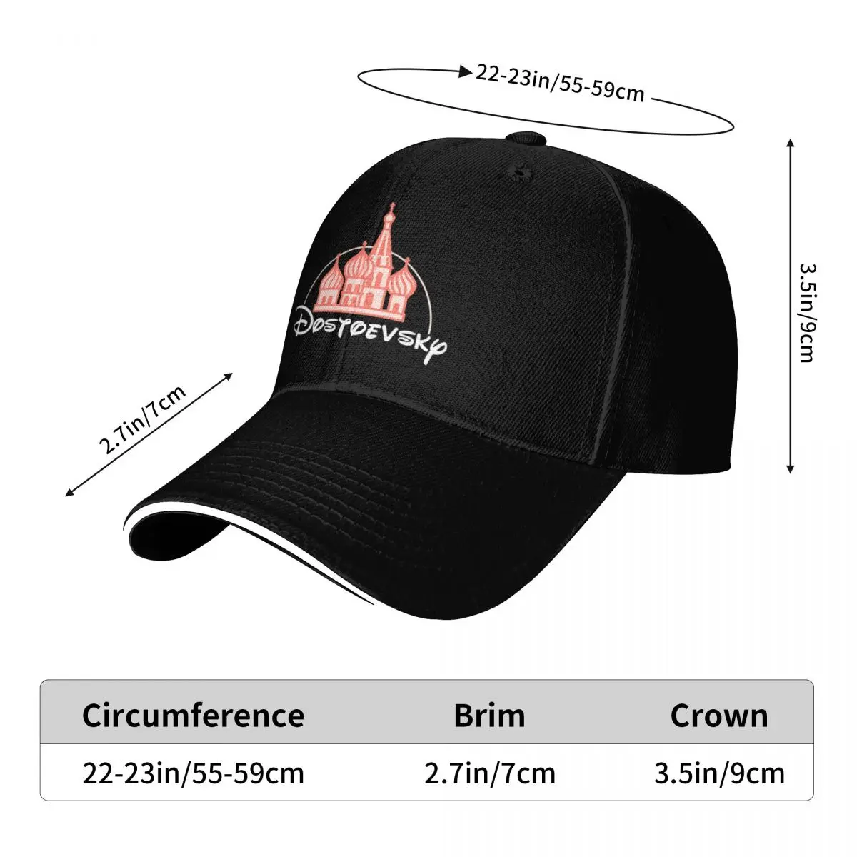 Dostoevsky Baseball Cap Mountaineering Anime Hat hard hat Trucker Cap Hats Woman Men's