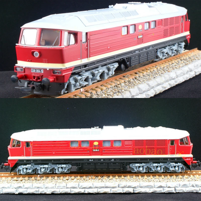 PIKO-Die-Casting modelo do trem, locomotiva diesel, coleção do carro do trilho, brinquedos do presente, 1:87 HO, 59740, BR130