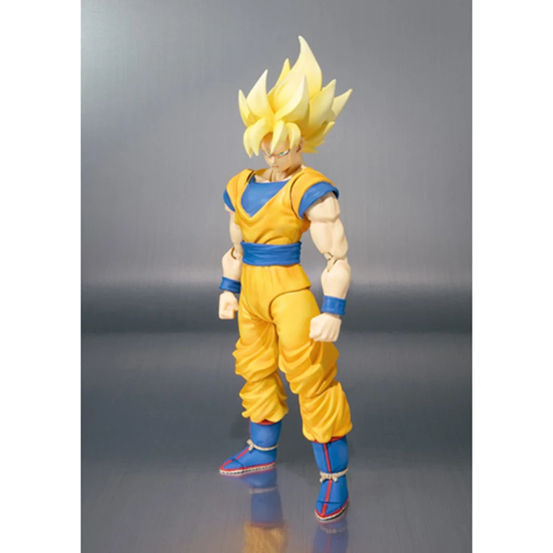 

100% Original Bandai S.H.Figuarts Shf Dragon Ball Z Super Saiyan Son Gokou 1.0 Goku Genuine In Stock Figure Model Toys
