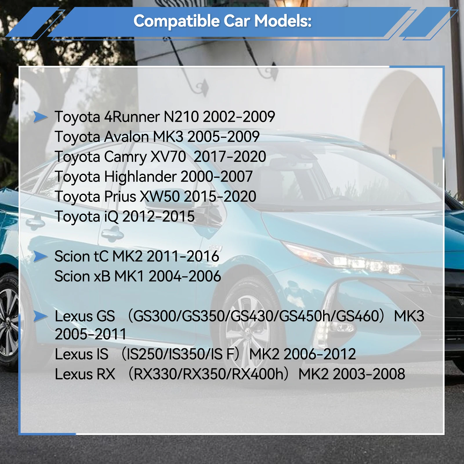 X4 Valvola lavavetri senza ritorno Valvola di ritegno Connettore per Toyota 4Runner Avalon Camry Highlander Prius Per Lexus GS IS RX