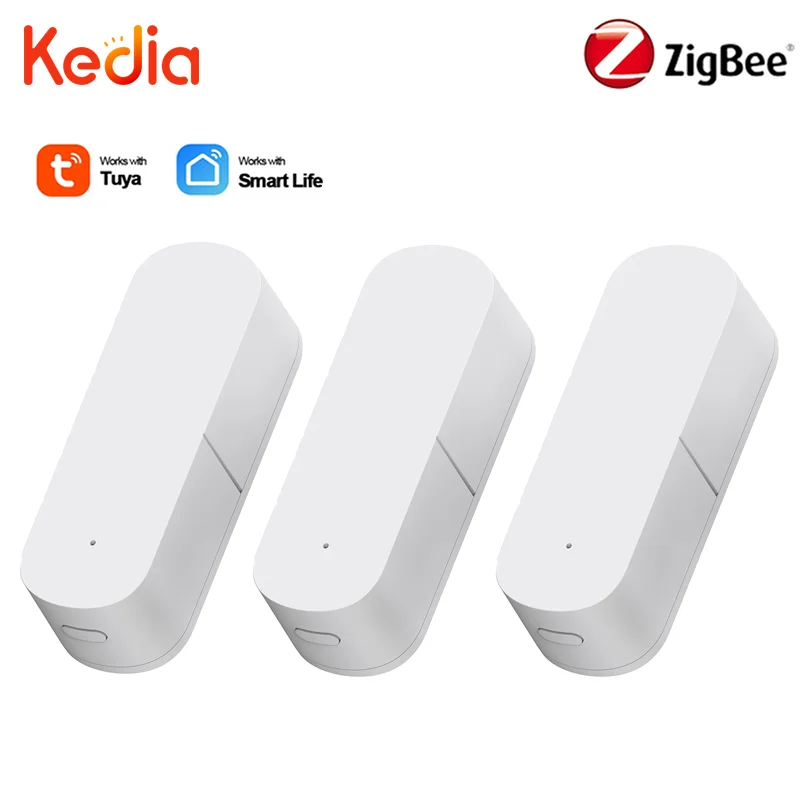 

Tuya Zigbee Smart Vibration Sensor Intelligent Detection Alarm Home Security System Via Tuya Smart Life Real-time monitoring