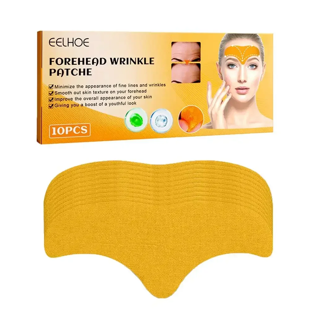 10-100pcs Forehead Wrinkle Patches Anti Wrinkles Facial Patches Natural Forehead Line Removal Gel Patch Face Skin Patch