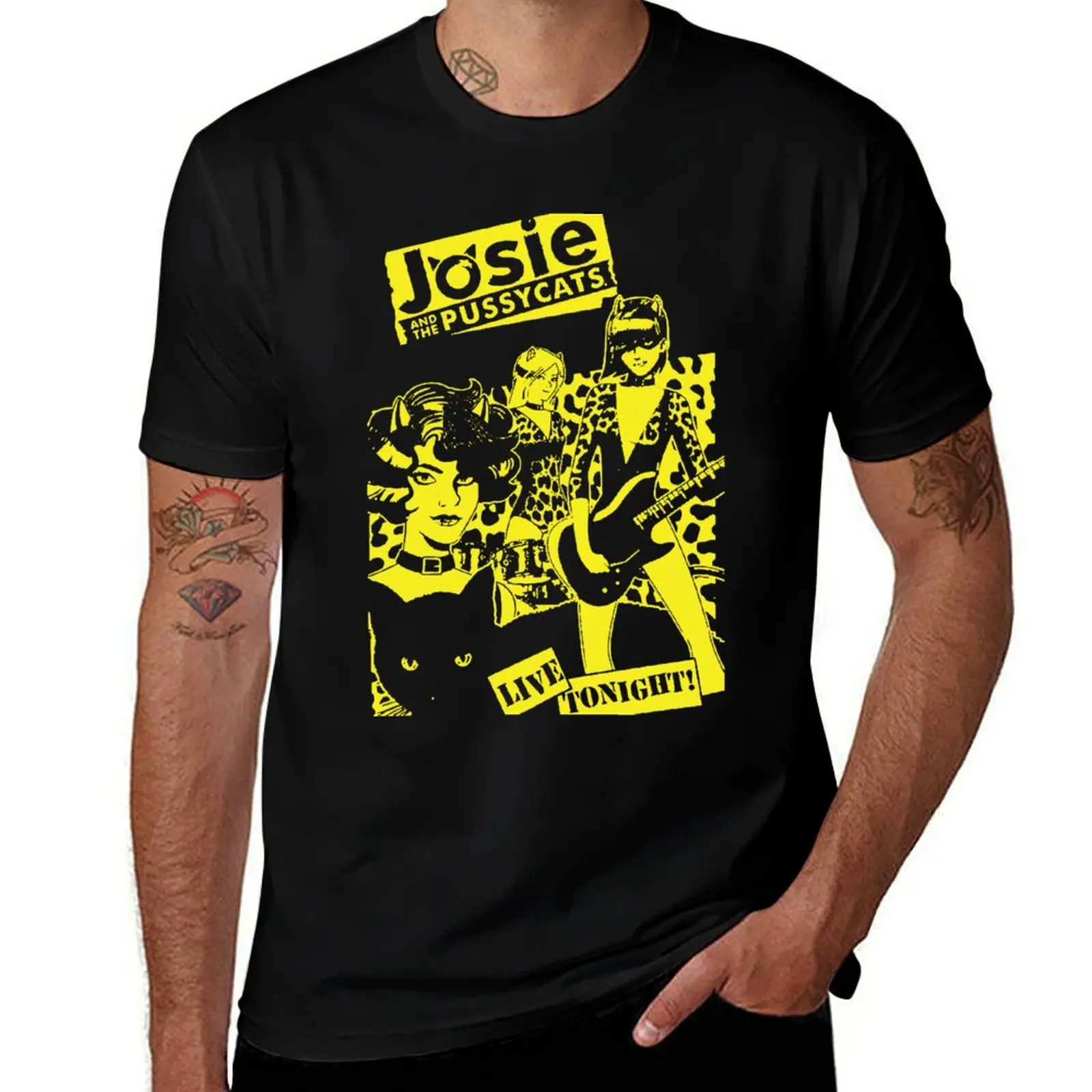 

Josie And The Pussycats T-Shirt Street Art Print Tee Shirt