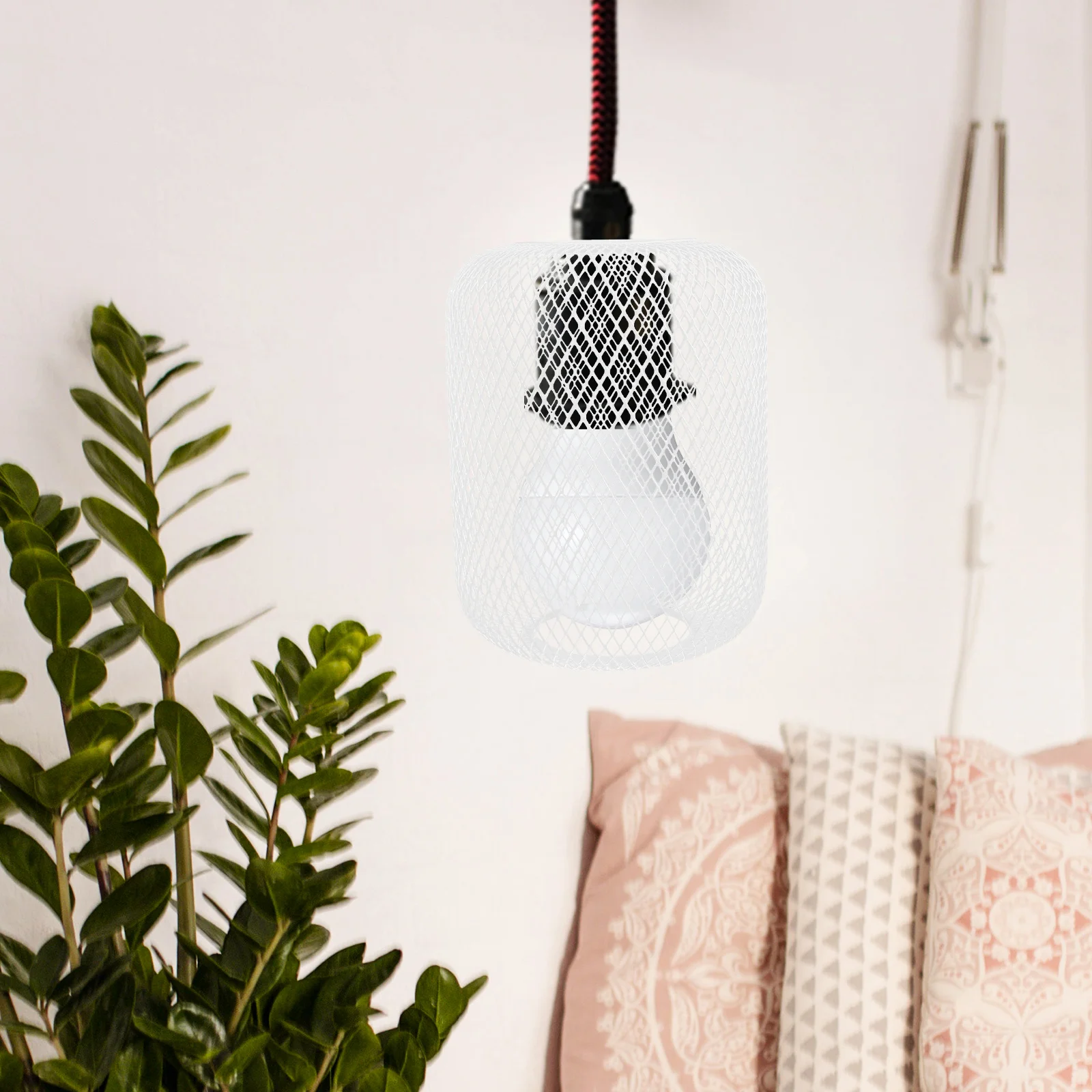 

Retro Metal Lamp Shade Vintage Iron Wire Chandelier Cover Hollow Out Decorative Ceiling Light Shade For Hanging Pendant Lamps