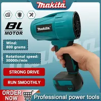 Makita 18V 30000RPM Turbo Jet Fan Violent Blower Electric Air Duster Rechargeable with Light for Car Cleaning