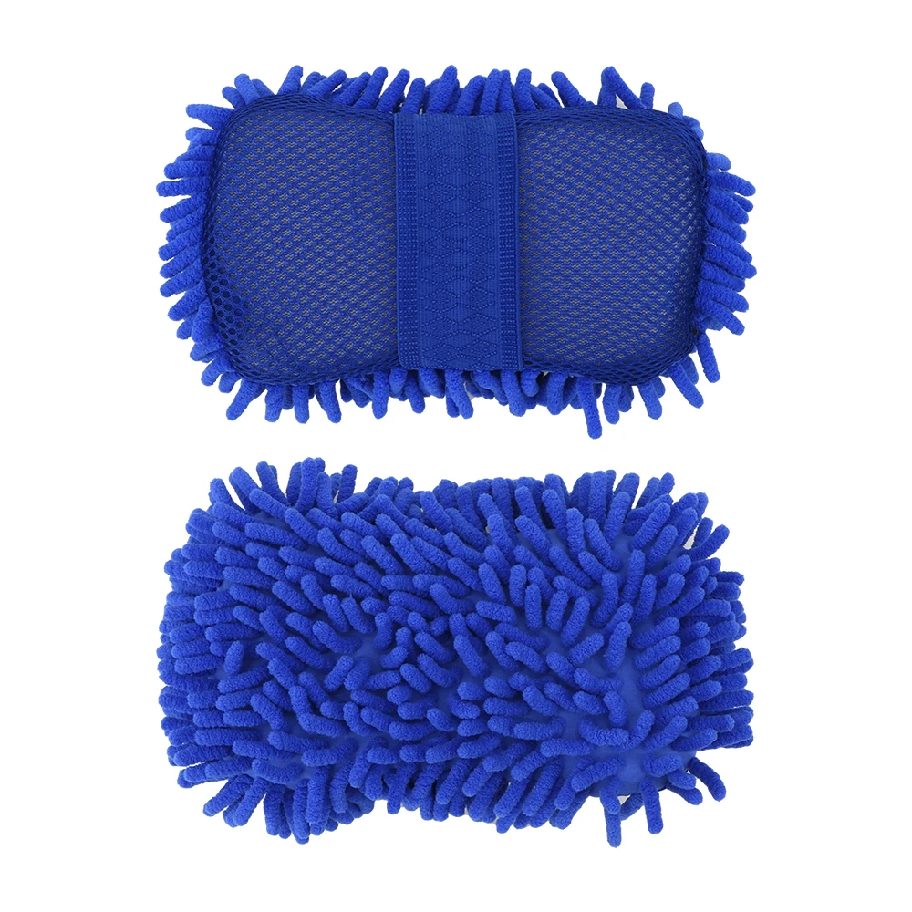 Car Window Body Washing Gloves Soft Microfiber chenille Car Cleaning Motor Motorcycle Brush Washer