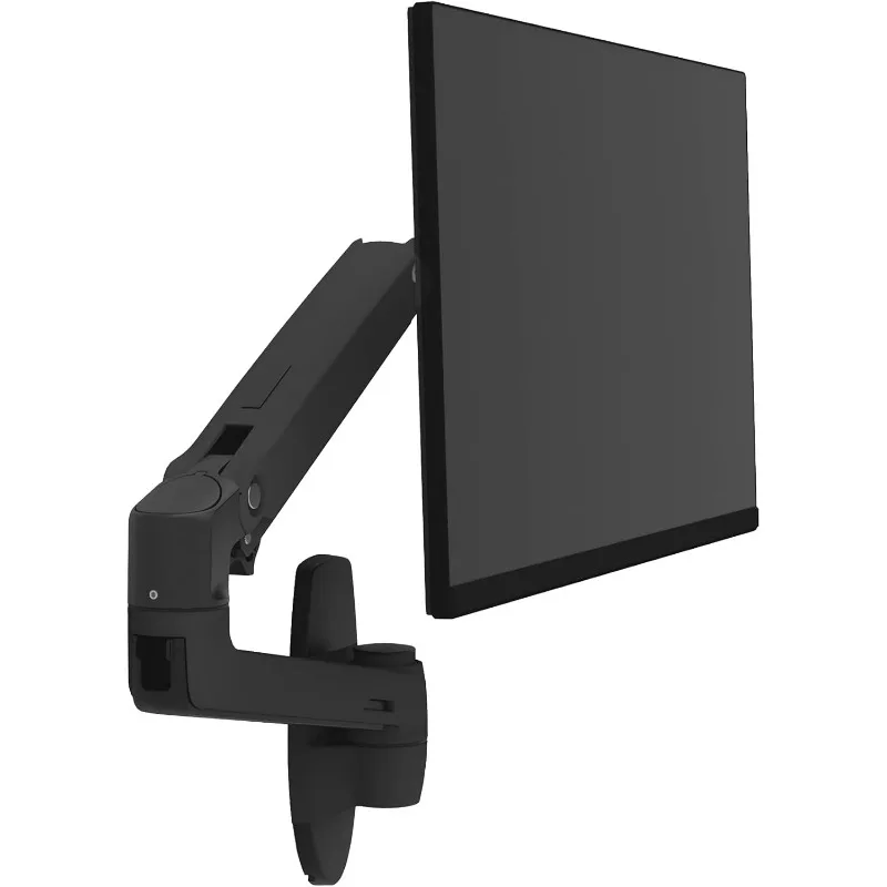 LX Single Monitor Arm, VESA Wall Mount – for Monitors Up to 34 Inches, 7 to 25 lbs – Matte Black