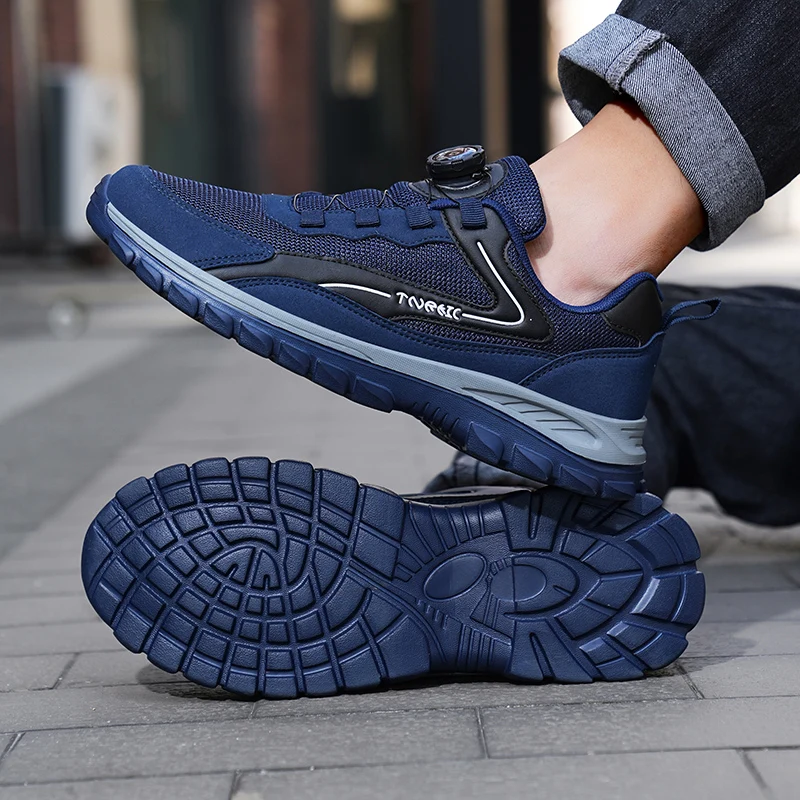 YRZL 2025 أحذية رياضية للرجال أحذية رياضية للجري خفيفة الوزن قابلة للتنفس أحذية رياضية مضادة للانزلاق أحذية مشي غير رسمية سهلة الارتداء مقاس 48 #5