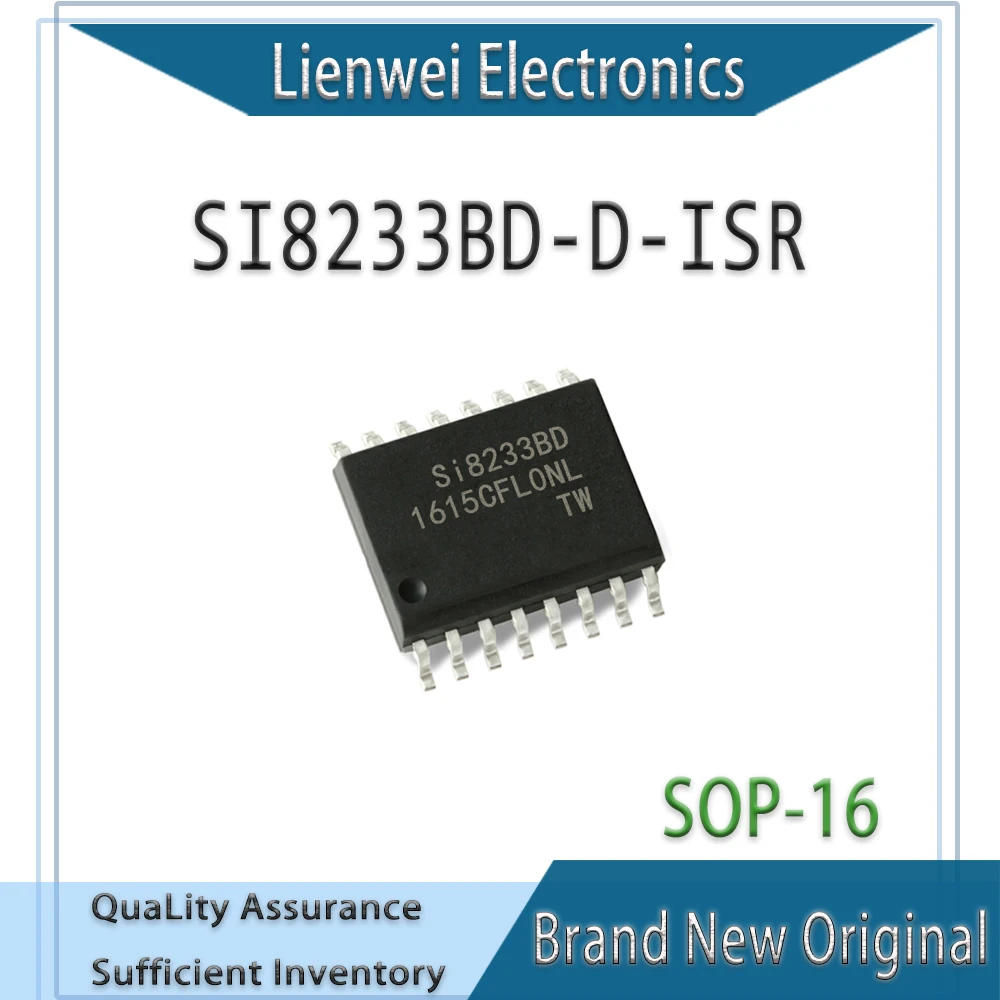 

100% New Original SI8233BD SI8233BD-D-ISR SI8233 IC Chipset SOP-16