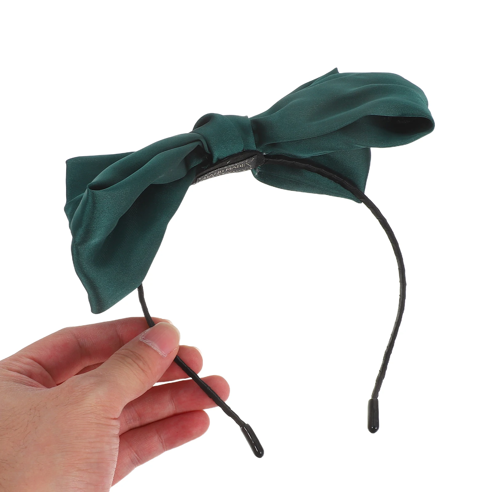 

Vintage Bowknot Satin Headband for Women Girls Elegant Double Layer Ribbon Bow Hair Hoop Fashion Hair Accessories