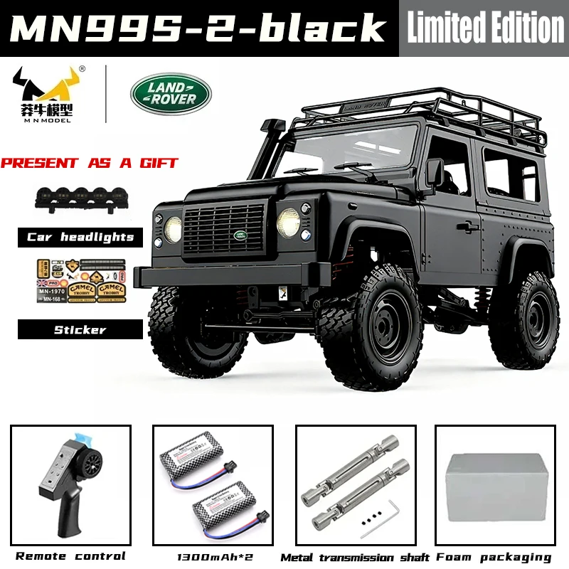 مقياس 1:12 MN نموذج RTR الإصدار 2.4G 4WD MN99S-2 الظلام المحارب RC روك الزاحف المدافع لاقط شاحنة التحكم عن بعد اللعب