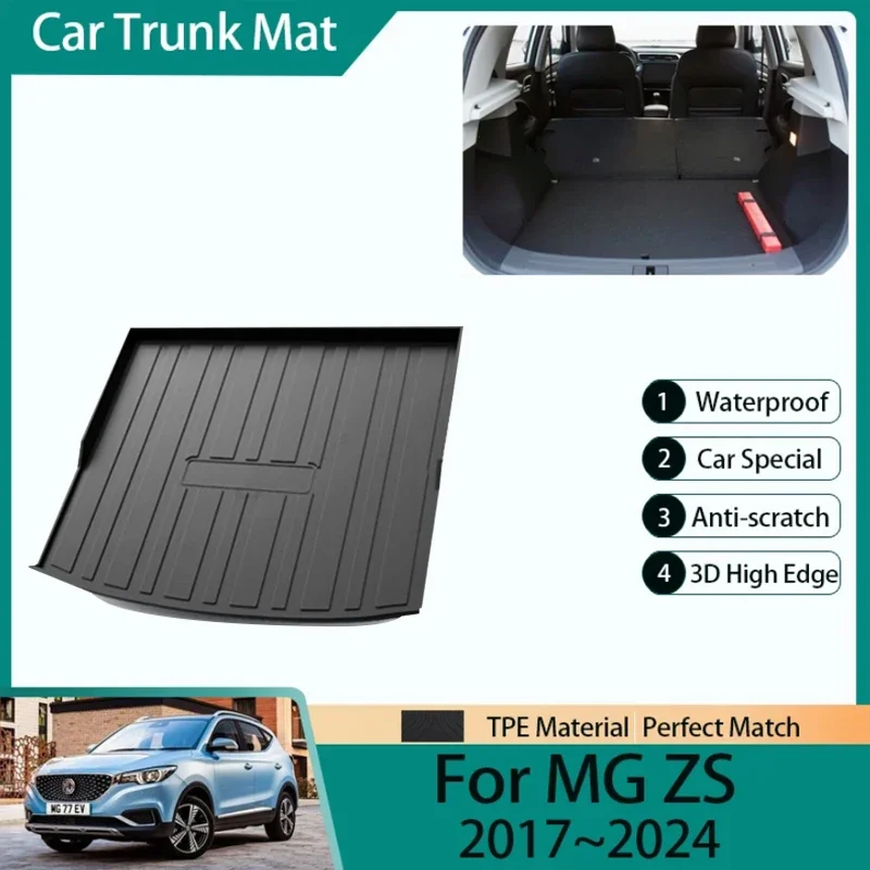 

Car Trunk Storage Mats For MG ZS ZST EV VS Astor ZS11 2017~2024 TPE Dirt-resistant Rear Trunk Pad Covers Carpet Auto Accessories