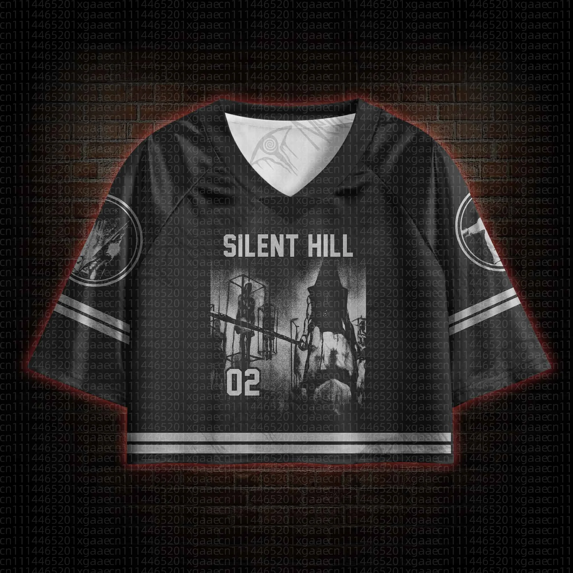 2026 New Movie Sports Fashion Adult Children V-neck Crop Top T-shirt Street View Clothing Gothic Horror Fan Gift