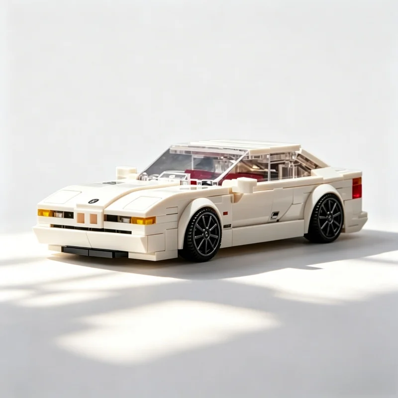 

2026 Retro Coupe Building Blocks Model Creative Desktop Ornament Collectible Display For Adult Enthusiasts