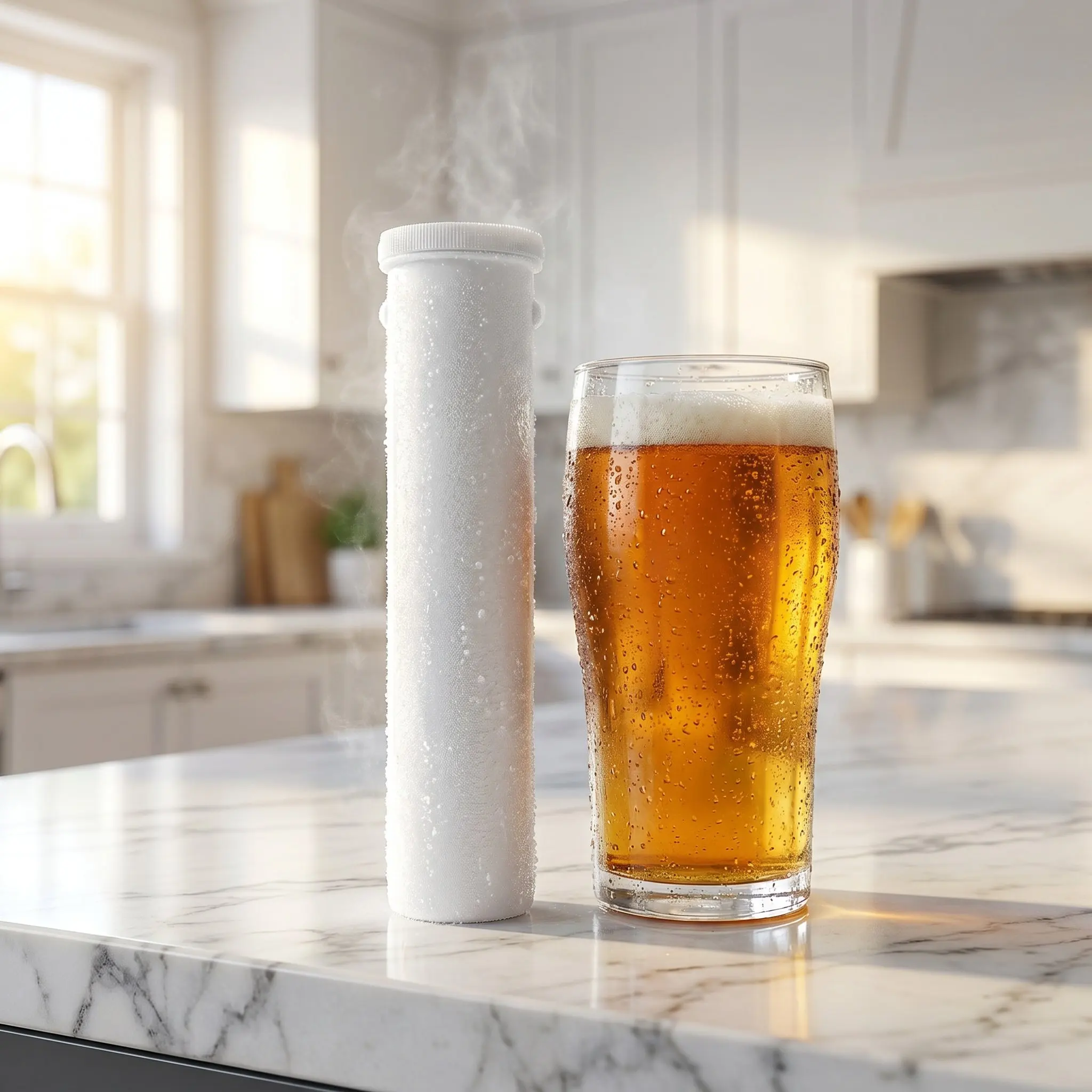 2Pcs Beer Tower Ice Stick Replacement 9x2 Inch Ice Tube for Beverage Tower Dispenser Party Home Bar Beverage Freeze Sticks - view 4