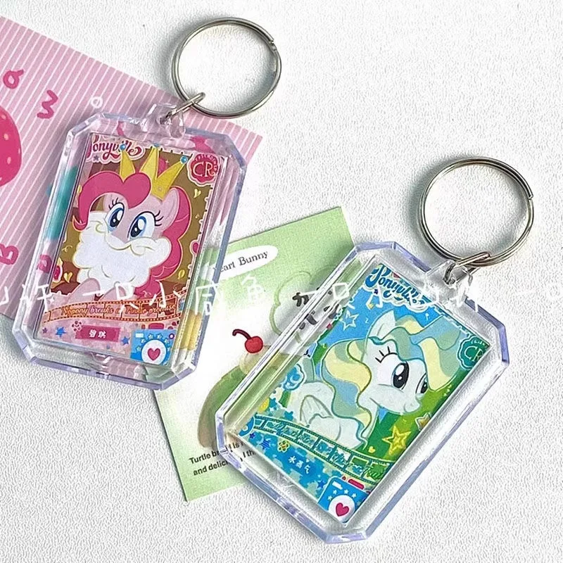 Cute Cartoon Pony Polly Anime High Appearance Level BFF Friend Decorative Gift Hanging Jewelry Keychain Hand Model Gift Toys