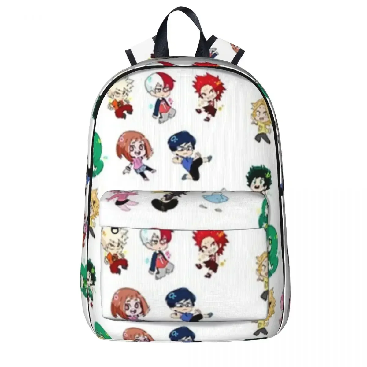 

Chibi My Hero Academia Backpack Waterproof Children School Bag Laptop Rucksack Travel Rucksack Large Capacity Bookbag