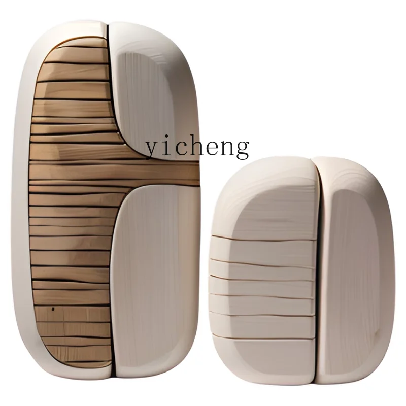 

LXY hotel model room entrance ornament creative soft decoration abstract solid wood sculpture ornament
