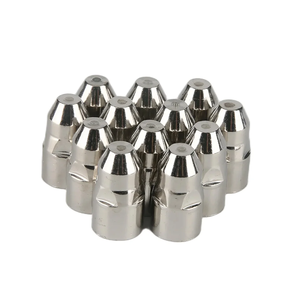 

CNC Plasma Torch Plasma Cutting Accessories Industrial Plasma Cutting Abrasive Resistance Electrode Nozzle Hafnium Embedded