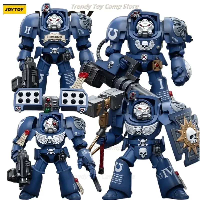 

JOYTOY Genuine JOYTOY X Warhammer 40K Series U-Team Extreme Warriors Terminator Action Figure 1/18 Boy's Gift Collectibles Model