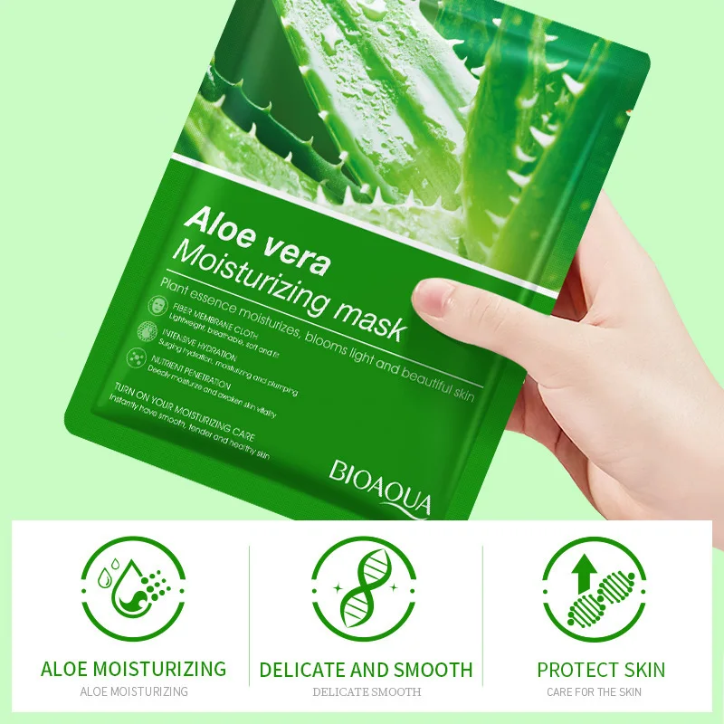 8 قطعة BIOAQUA الفاكهة قناع الوجه ترطيب الوجه العناية بالبشرة مكافحة الشيخوخة ترطيب أقنعة الوجه ورقة قناع منتجات العناية بالبشرة #4