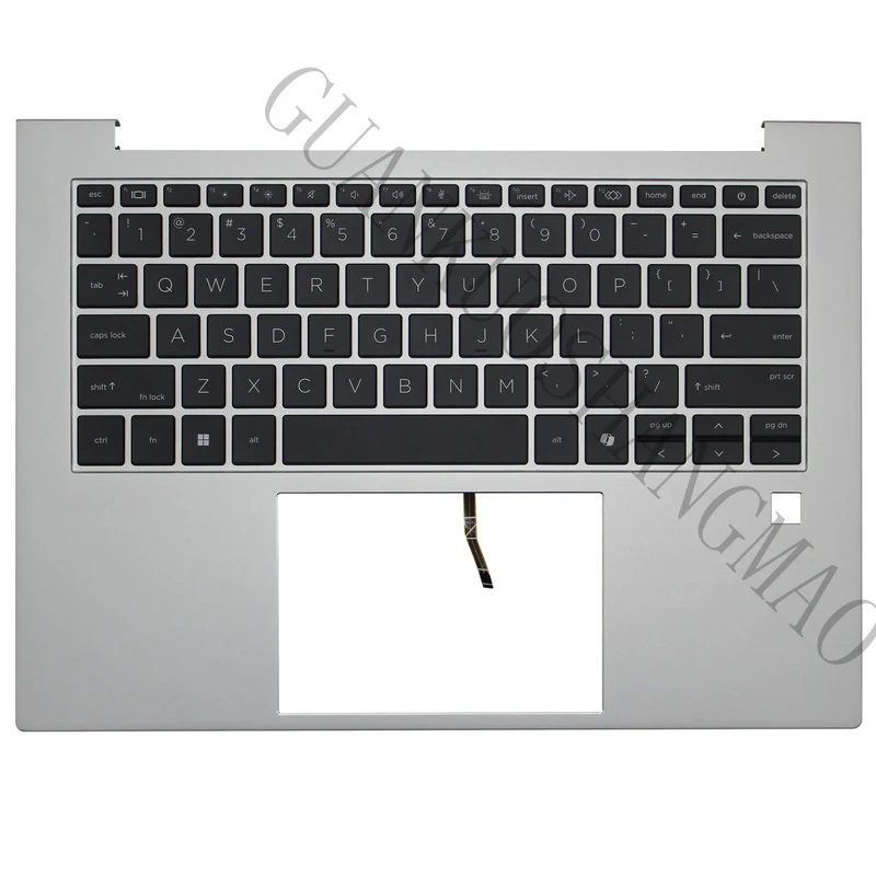 

HJY N95848-001 is suitable for HP Elitebook 840 845 G11 Palmrest US Keyboard Backlit Silver