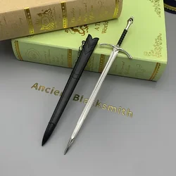 Miecz Glamdring 22 cm Władca Gandalfa LOTR Pierścienie Film Peryferia 1:6 Średniowieczne metalowe modele broni Ozdoba domowa Zabawka Chłopiec Dropshipping Hurtownia Gorąca sprzedaż Prezenty Nowy przyjazd Prezent Darmow