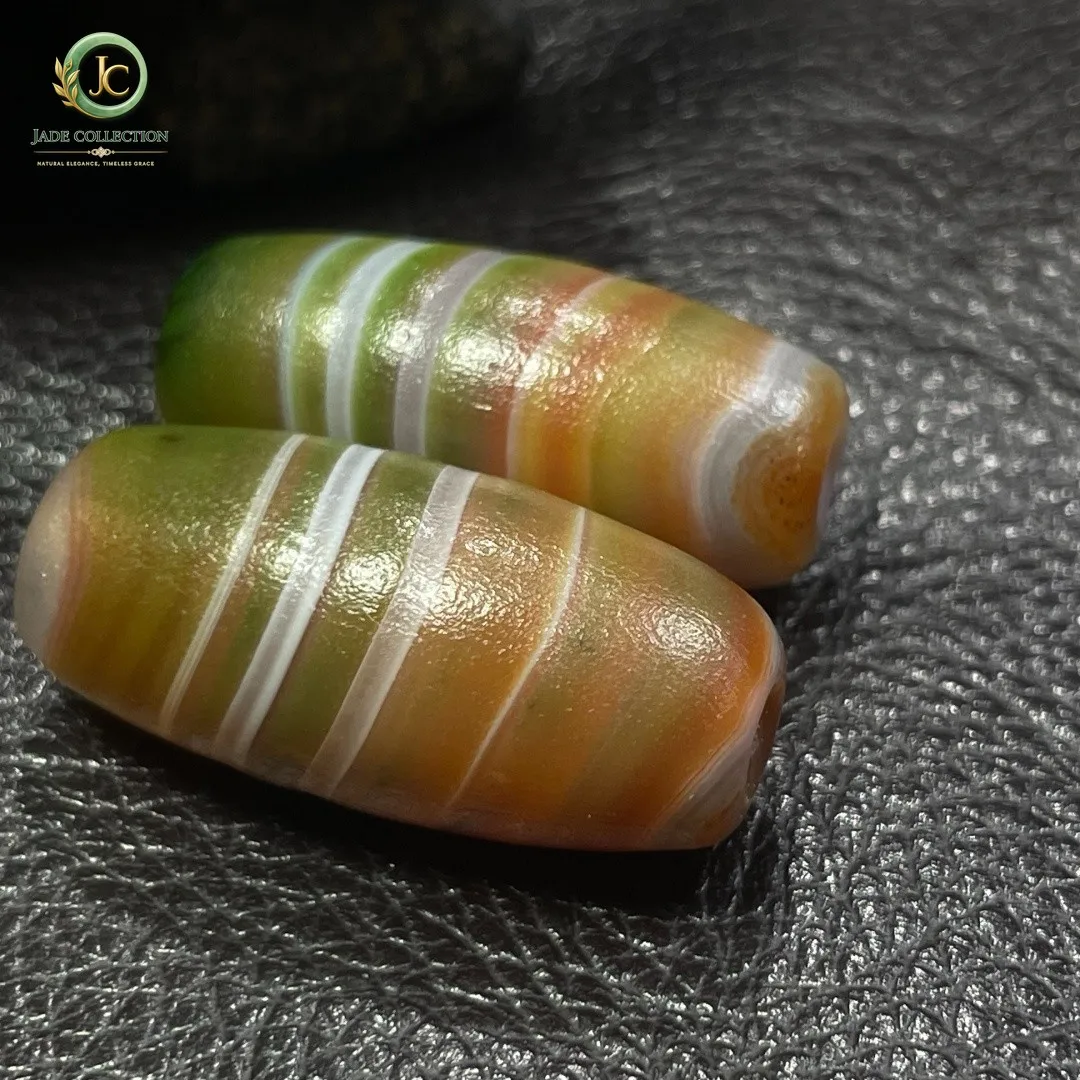 Tibetan Nepalese Himalayan Bead Ancient Agate Old Dzi Talisman eye Bead Amulet