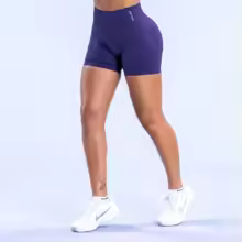Dfyne Impact Brand Shorts 4.5'' Low Waist Seamless Yoga Shorts Scrunch Bum Gym Shorts Women Workout Biker Stretch Fitness 2025 - AliExpress 200000345