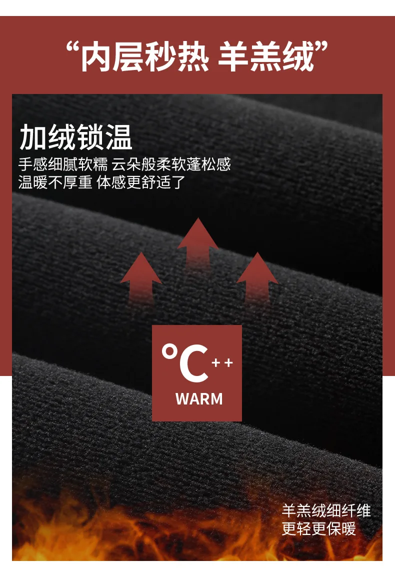 Women's Winter Fleece Lined Thermal Pants Elastic High Waist Slim Fit Thicken Legging Woman Waist Knee Protection Long Pants