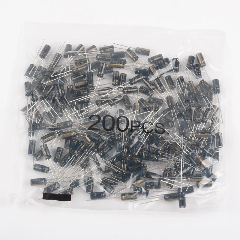 Capacitores eletrolíticos de seda áudio audiófilos, ELNA RFS II, 5x11mm, 50V2.2UF, 10pcs, 50pcs