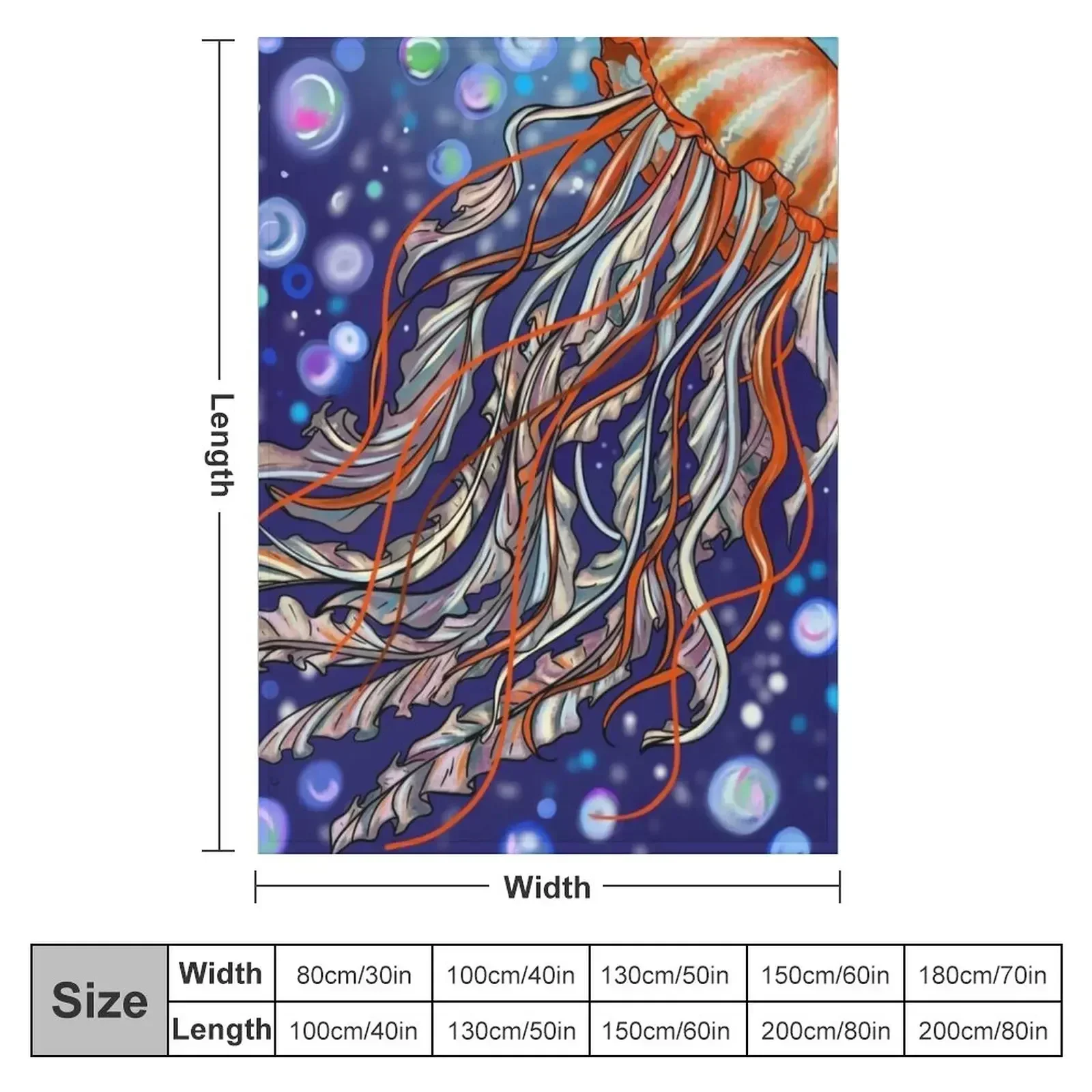 Jellyfish Throw Blanket Weighted valentine gift ideas Blankets