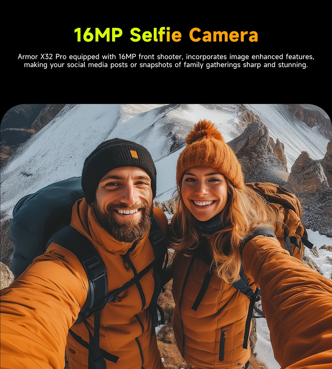 Ulefone Armor X32 Pro 5G Rugged Phone Android 14 16GB+256GB Dimensity 6300 Octa Core 64MP Camera NFC IP68/IP69K Waterproof