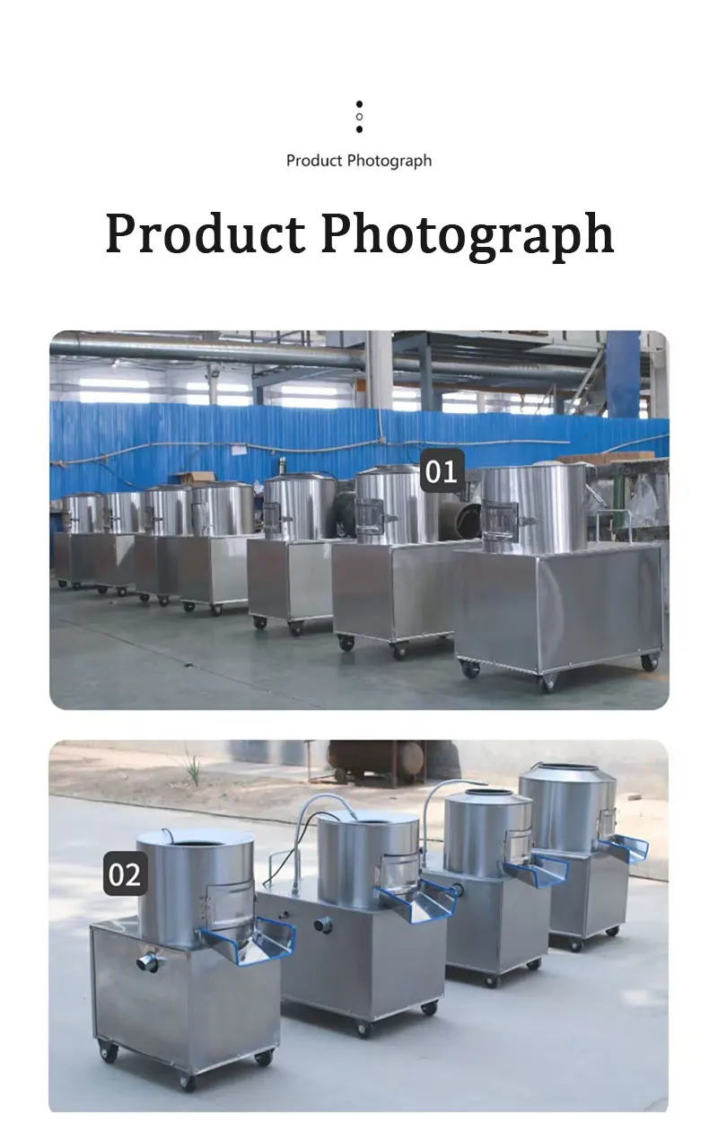 

Kitchen Taro Skin Removing Cleaning MakerPotato Cassava Washing Peeling Machine