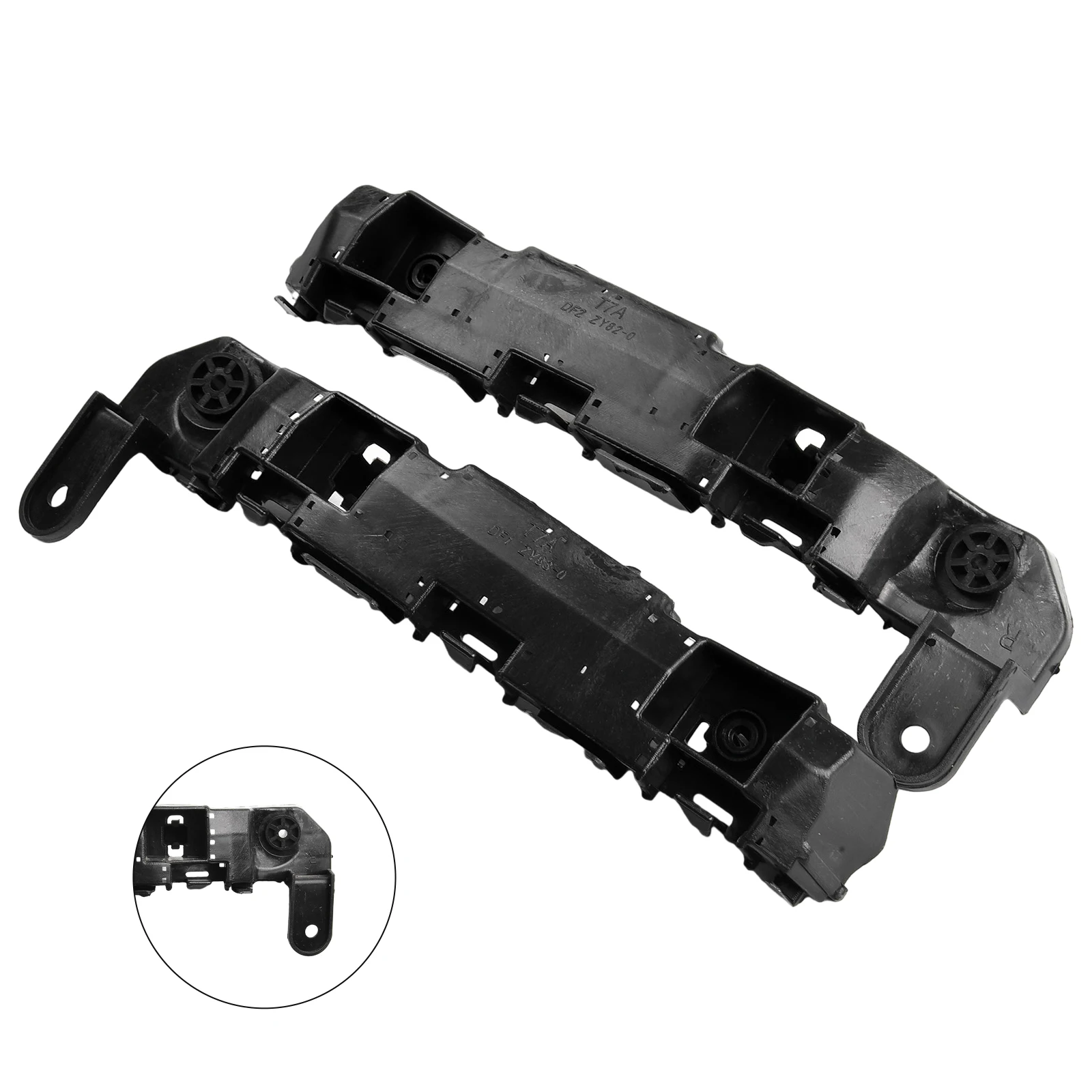 1 Pair Front Bumper Bracket Front Bumper Bracket Front Bumper Retainer Brackets Support Holder High Quality New Style For Honda